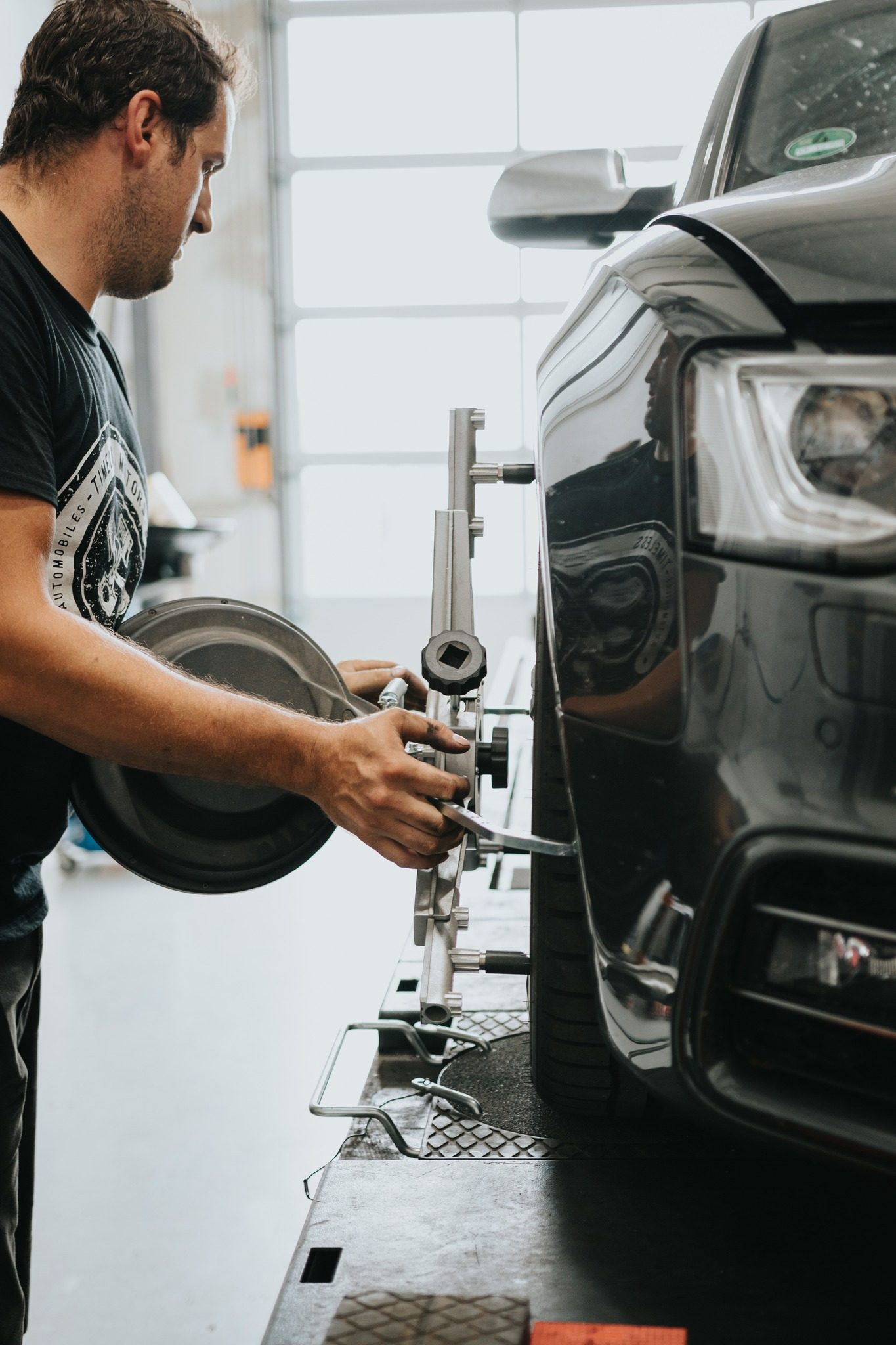 Achsvermessung bei Timeless Motors — Werkbank Wiesloch